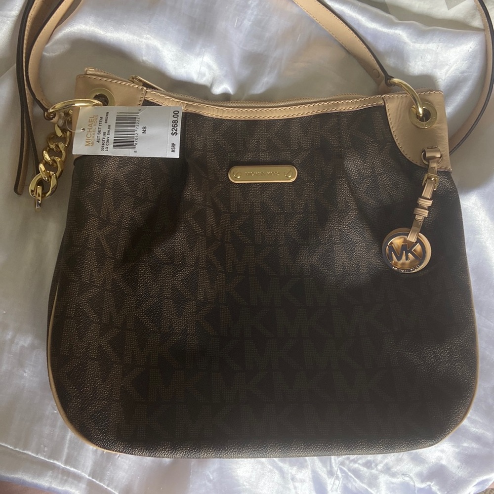 NWT Michael Kors Large Convertible Shoulder Bag